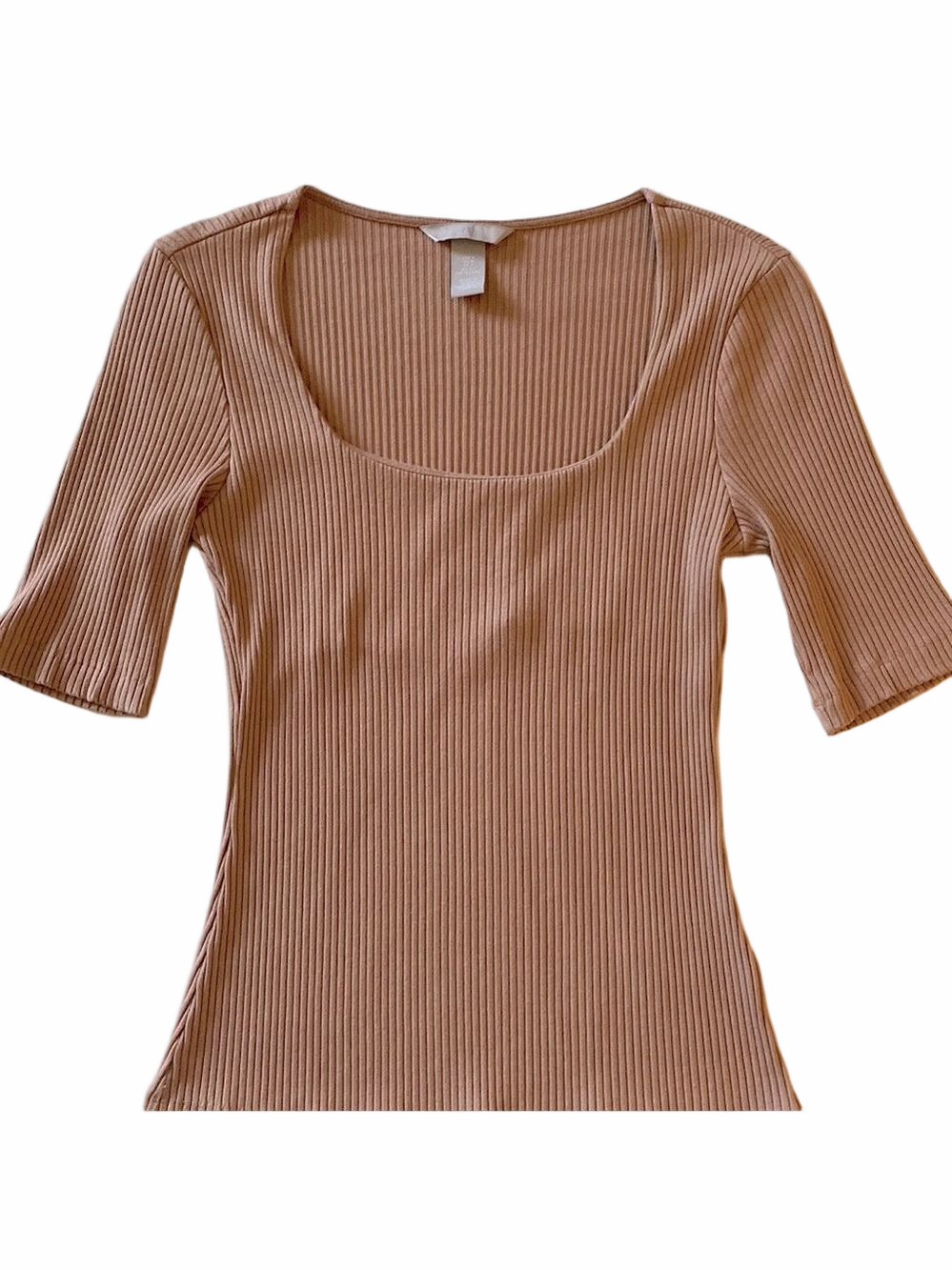 🎈$5 add on H&M Ribbed Tan Top